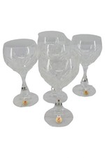 CRISTALLERIE ZWIESEL 5x Weinglas Elegant Transparent Kristallglas Strukturmuster