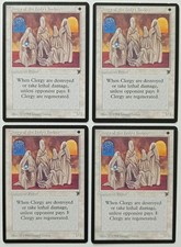MTG | 4 x Clergy Of The Holy