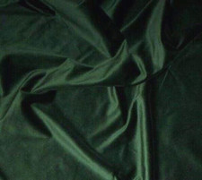 Dunkelgrüner Samt Kleiderstoff  Stoff Basteln ca. 38 x 39 cm