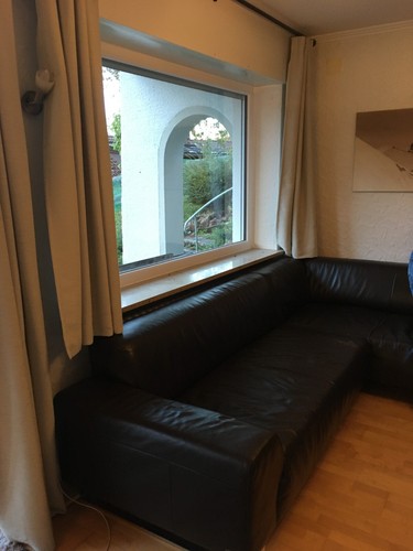 Wohnzimmer couch leder - couch, braun