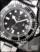 Tudor Werbung "Submariner" originale Werbung aus 1977
