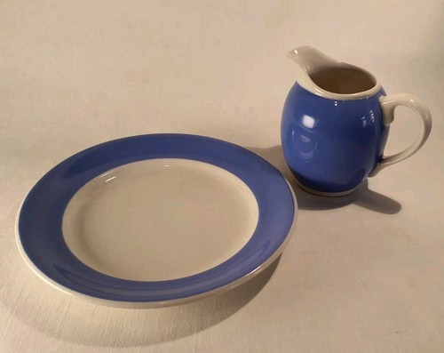 Veb torgau blau milchkanne und - blau,