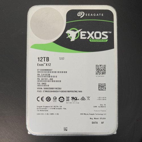 Seagate exos x12 12tb - x12,