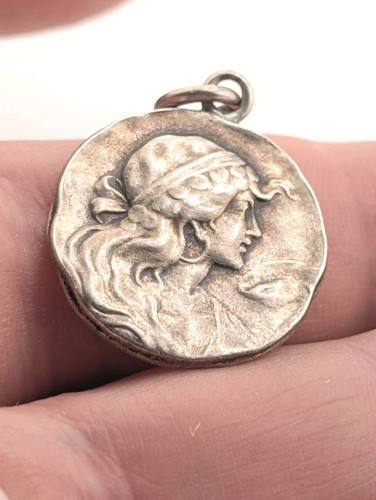 Jugendstil anhänger 800 - jugendstil,