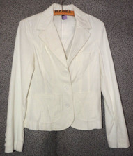 Damen Cordjacke Weiß Gr. 36