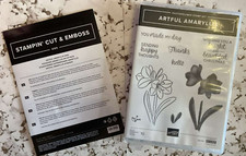 Stampin' Up! Artful Amaryllis Stempel & Stanzenset Weihnachten UK Verkäufer 3179