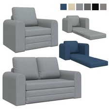 2-in-1 Schlafsofa Sofa Bett Klappsofa Sofabett Schlafcouch Armlehne Gästebett