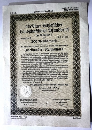 Historische wertpapiere - historische,