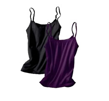 2 Top Spaghetti Träger lila