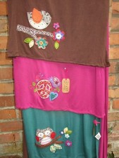 Schal Tuch Braun magenta