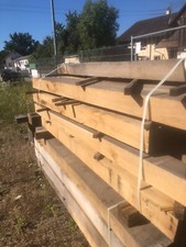 Eichenholzbalken  sägerau -