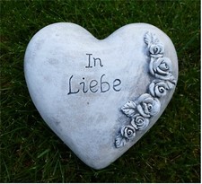 ´Grabschmuck Deko Herz mit