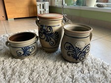 Steingut mit Salzglasur