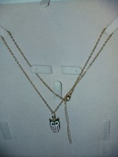 modeschmuck kette Neu Eule 