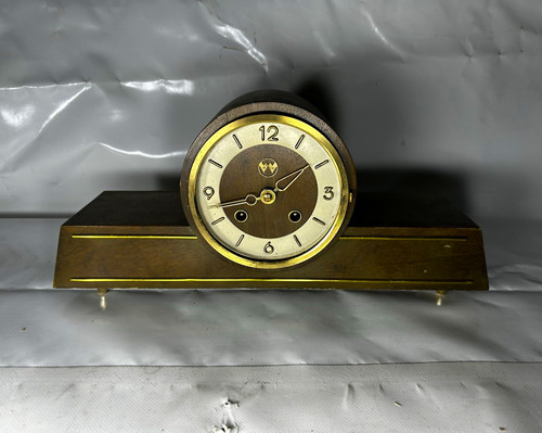 Vintage mechanische kaminuhr - vintage,