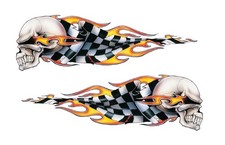 Aufkleber Set Totenkopf