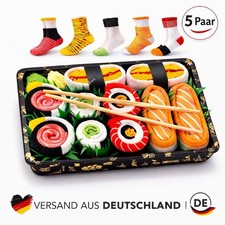 5 Paar Sushi Socken, in