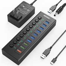 Powered USB 3.2 Hub 10Gbps