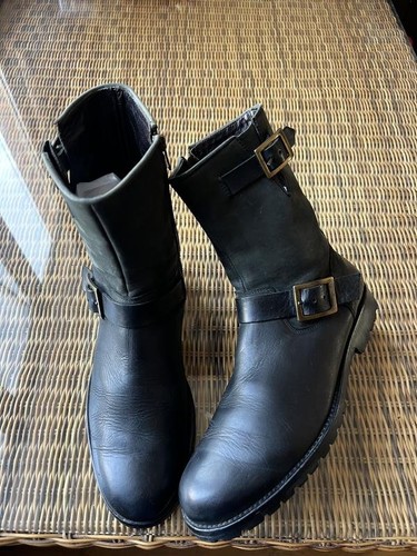 Men navyboot boots black - men,