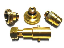 LPG Autogas Tankadapter-Set Gasflasche Campingflasche Bajonett-ACME-Dish-Euro