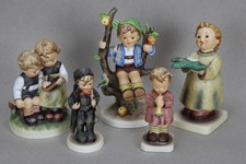 5x Goebel Hummel Figuren Sammlerfigur Keramikfigur Kinder Antik Konvolut