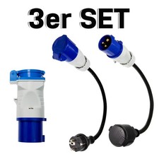 3x CEE Adapter für Camping