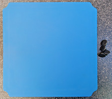 QUADRO Platte 40x40 cm blau +