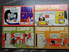 4 x Andy Capp Nr. 24, 26, 29, 30 (1970-72) UK – (gebraucht) (Dt. Willi Wacker)