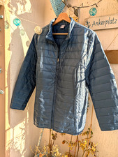 !! NEU !! LEICHTE STEPPJACKE /ÜBERGANGSJACKE !! GR. 48 !! JEANS BLAU!!NEU !! TOP
