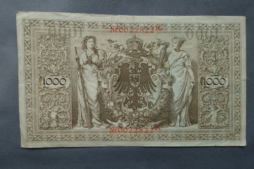Geldschein reichsbanknote 1000 - geldschein,