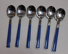 WMF Torino cromargan blau, 6 Löffel