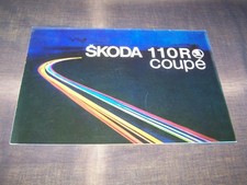 TOPRARITÄT Herrlicher Prestige Prospekt Skoda 110 R Coupe von 1971 !!!