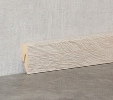 Sockelleiste Eiche Weiß 40mm