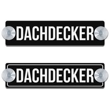 DACHDECKER - Graviertes Schild