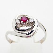 Ring Weißgold 585er Diamanten