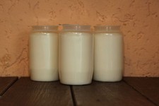 20 Grabkerzen weiß T3