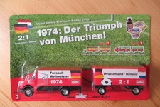 Trucks mit Werbeaufschrift