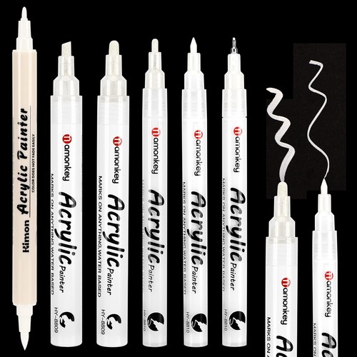 6erpack weiße marker - 6erpack,