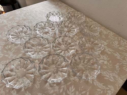 12x bleikristall schalen - 12x,