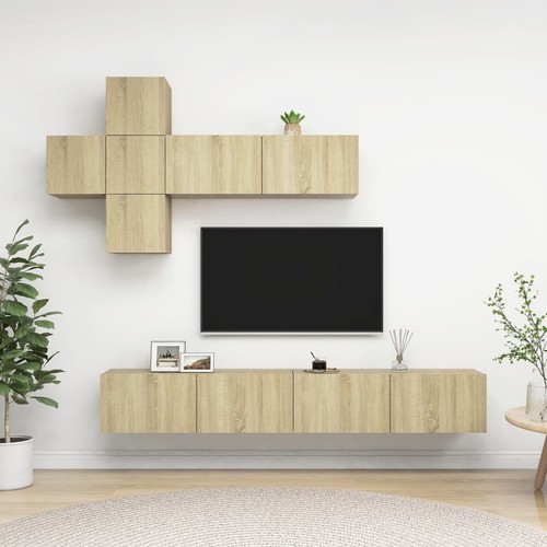 Schrank set tlg wohnwand - tv, 7-tlg.