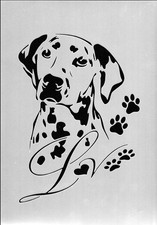 Schablone für Wände Airbrush