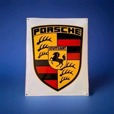 Porsche Emailleschild