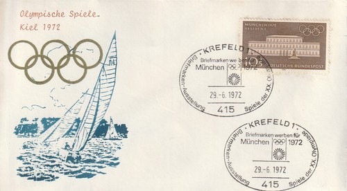 Brief mit sonderstempel - mit,