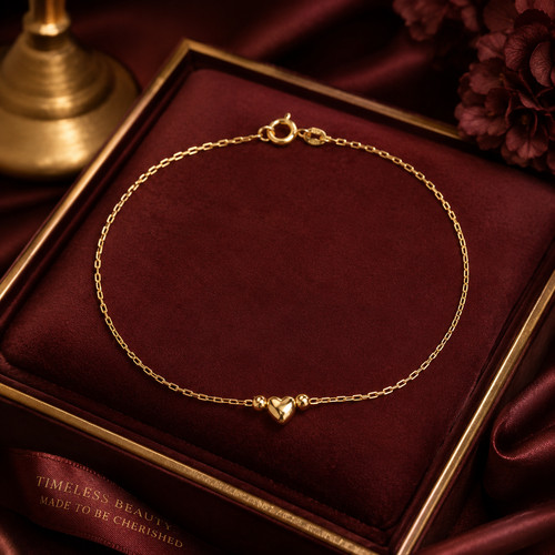 Minimalistisches gold herz - minimalistisches,