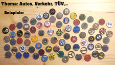 Einkaufswagen Chips - EKW - Korbchip - Thema: Autos, Logo, Verkehr - Metall Chip