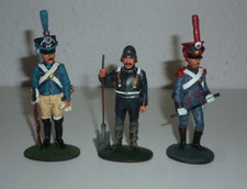 DEL PRADO / NAPOLEONISCHE KRIEGE / 3 versch. FIGUREN SOLDATEN / France / #94#
