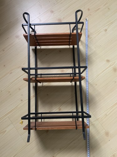 Regal holz eisengestell - holz,