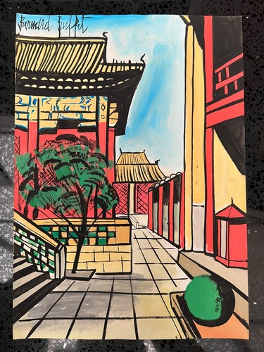 Bernard buffet - bernard, (handarbeit)