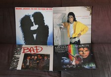 Michael Jackson Vinyl-Maxi Sammlung 4 Stück, sehr guter Zustand !