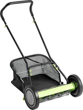 Earthwise Handspindelmäher 18" mit Fangkorb und 9-Messer-Klinge Rasenmäher